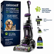 BISSELL ProHeat 2X Revolution Pet Pro Plus Upright Deep Cleaner - Purple 3588F 