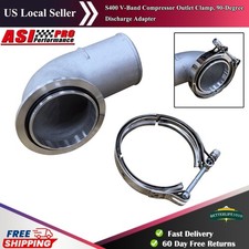 S400 V-band 90-degree Turbo Compressor Discharge Adapter Kit Quality