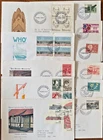 Denmark First Day Covers: 1972-  all 11 issues:  all with neatly typed address
