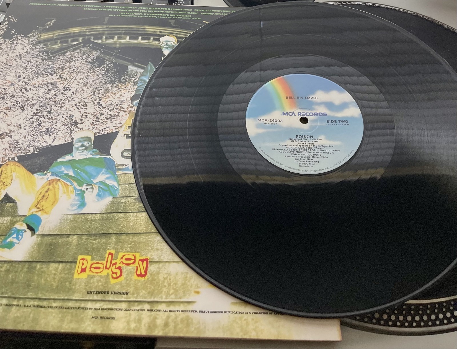 Bell Biv Devoe - Poison Original 1990 Press 12" in Picture Cover NM/VG