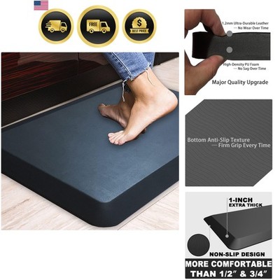 1'' Extra Thick Anti Fatigue Floor Mat,Kitchen Mat, Standing Desk Mat   Comfor...