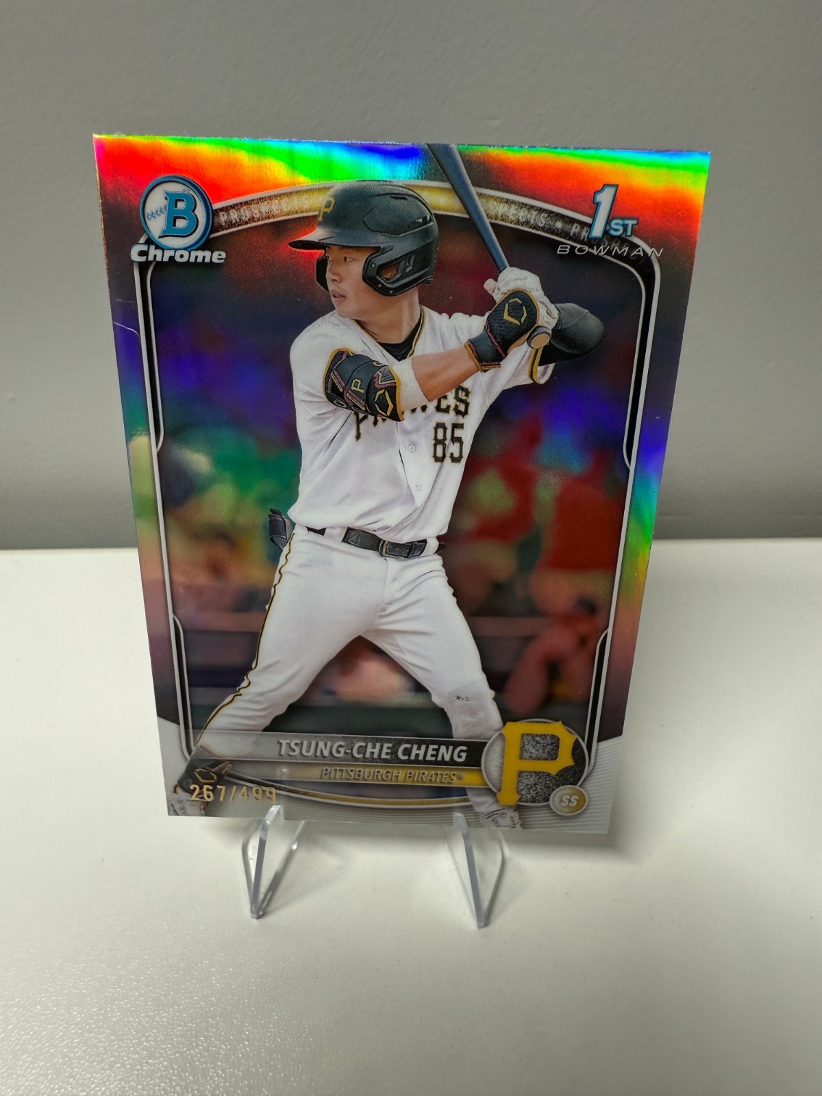 Tsung-Che Cheng 2025 Bowman Chrome 1st Refractor /499 #BCP-95 Pirates