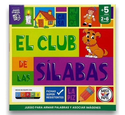 El Club De Las Sílabas Juego Didáctico Español Niños Lectoescritura