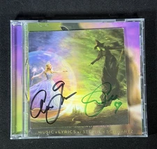 Wicked For Good Soundtrack Signed CD Ariana Grande & Cynthia Erivo Autographed