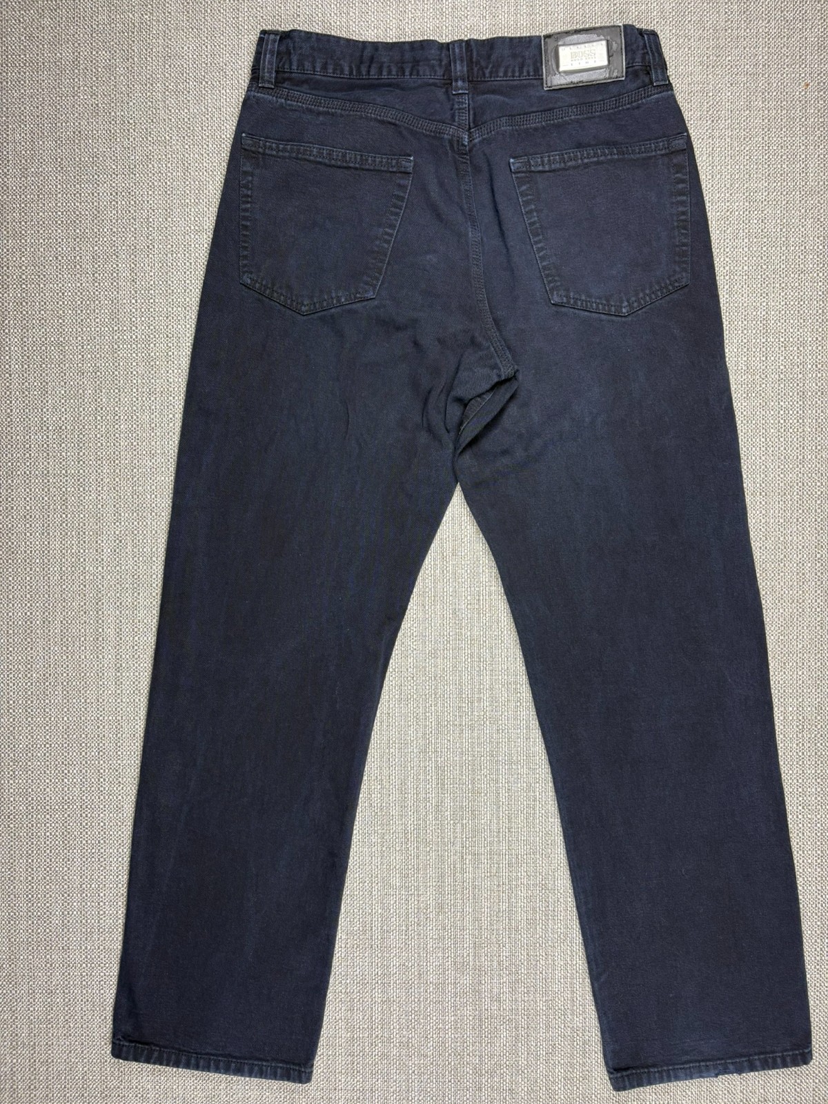 Hugo Boss Men's Jeans Pants 34x32 Dark Blue Denim Regular Mid Rise Dark Wash thumbnail 9