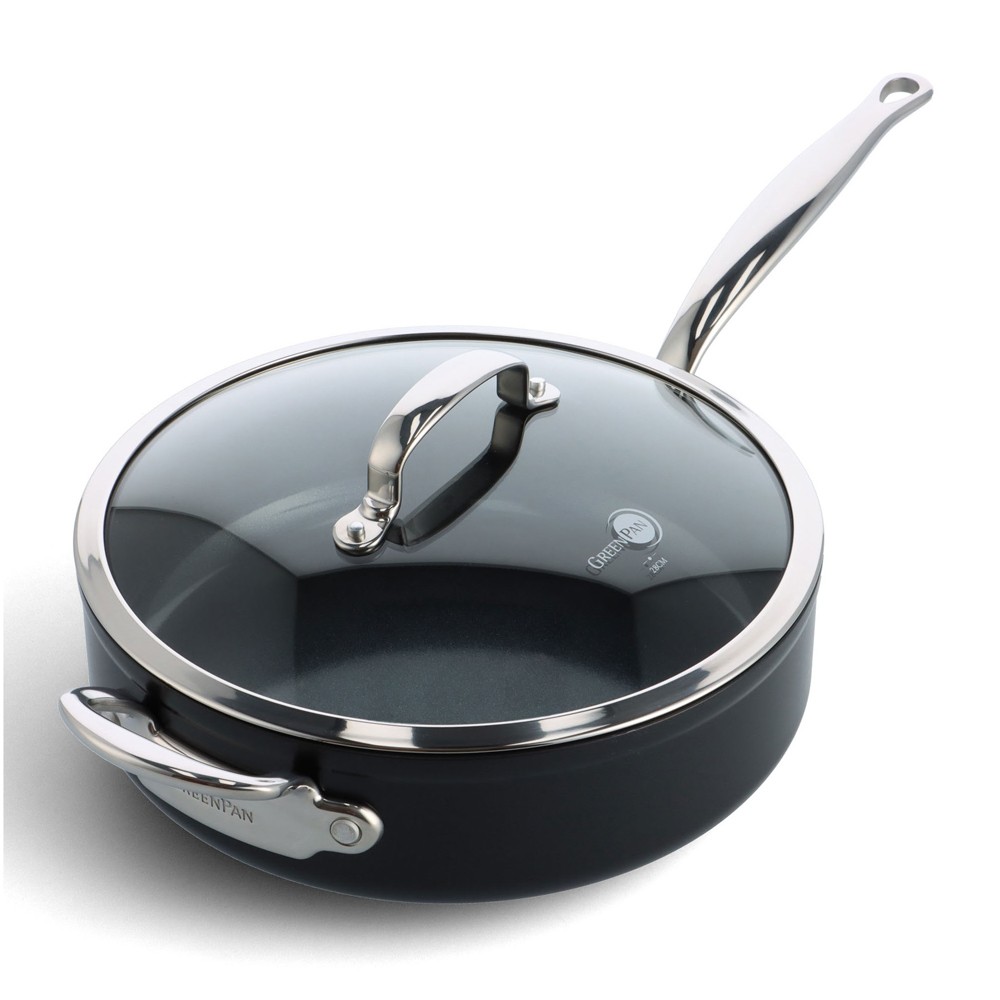 Sauteuse antiadhésive GreenPan Barcelona Pro 28cm : cuisinez enfin sans attacher ni rayer