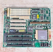 PC Chips M507 Socket 7 Baby AT motherboard w Pentium 100 A80502100 SY007 CPU
