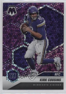 2021 Panini Mosaic Variations NFC No Huddle Purple Prizm /50 Kirk Cousins 0c6