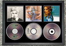 MADONNA | TRIPLE CD WALL ART | FRAME NOT INCLUDED