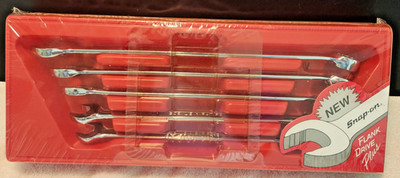 NOS Vintage Snap-on SOEXL705 SAE Flank Drive  Plus Extra Long Wrench Set