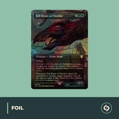 MTG | Fell Beast of Mordor | LORD OF THE RINGS | NM | EN | SHOWCASE | FOIL