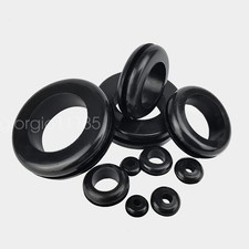 ID 3- 22mm Wiring Grommets Rubber Open Blind Plug Bungs Oil Resistant Insulation