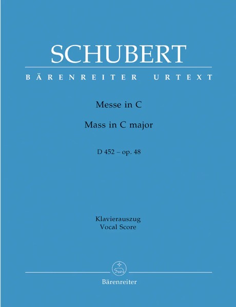 Mass | C Major | Franz Schubert | Klavierauszug | Bärenreiter Verlag-image