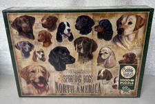Cobble Hill 1000 Piece Puzzle Popular Sporting Dogs of North America With Puzzle