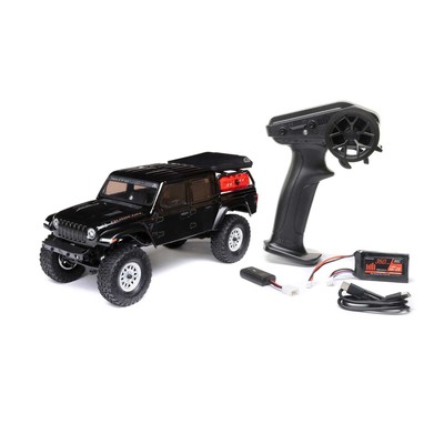Axial SCX24 Jeep JT Gladiator 4X4 RTR - Rock Crawler Black mit Akku & Ladegerät