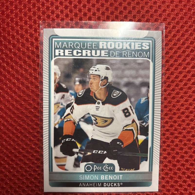 2021-22 Series 2 O-Pee-Chee Update Marquee Rookies Simon Benoit #643 Rookie RC