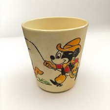 Vintage 80’s Mickey Mouse , Minnie& Pluto Child’s Mug. Made In USA