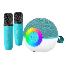 Karaoke Machine with 2 Mic,Portable Bluetooth Microphone Song Toys with7433