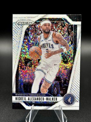 2024-25 Panini Prizm - Nickeil Alexander-Walker #135 White Sparkle Prizm