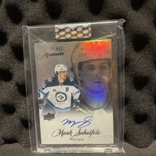 Mark Scheifele 2020-21 UD Clear Cut NHL Memoirs Auto