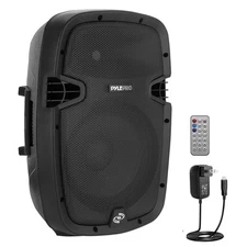 Pyle PPHP1037UB 1000W Bluetooth PA Speaker 10 Inch Woofer USB SD FM Radio