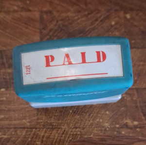 Xstamper 1221 PAID Pre-Inked Office Stamp, Model/MPN 1221