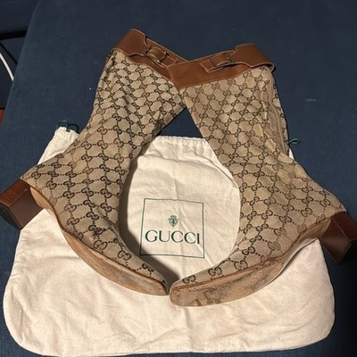 Gucci Monogram boots