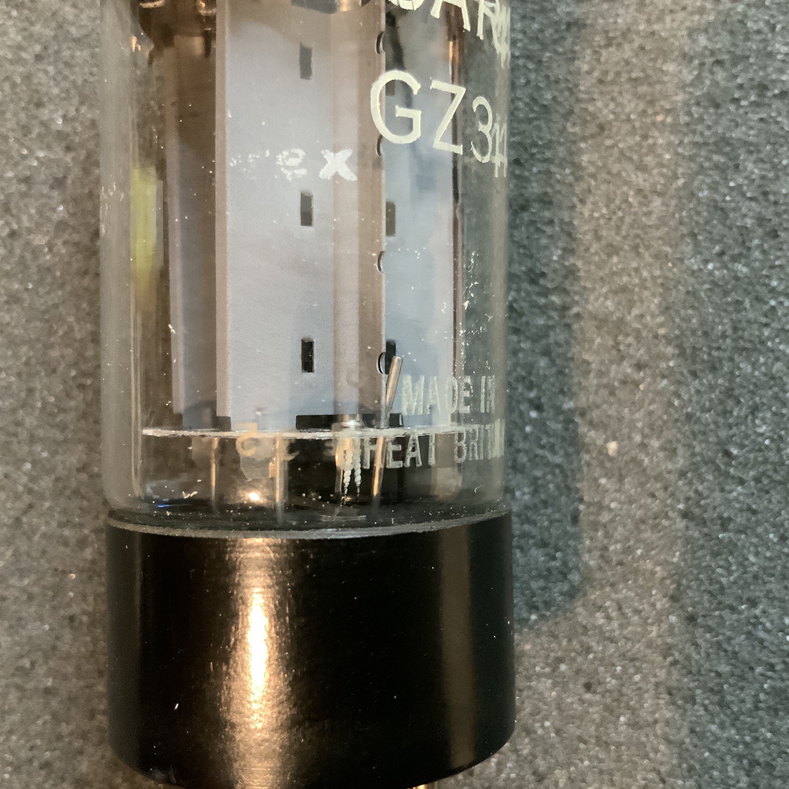 ANOS Mullard 5AR4 GZ34 Tube 4 Notch f32 BALANCED Amplitrex Tested EXCELLENT!!! D