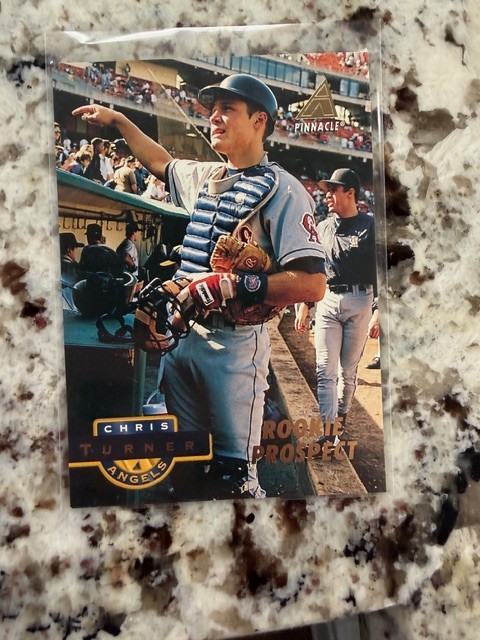 1994 PINNACLE MLB BASEBALL ROOKIE PROSPECT CARD ANGELS CHRIS TURNER #405