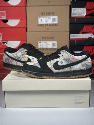 Size 10M - Nike SB Dunk Low x Supreme Rammellzee - Clean - Ships Same Day