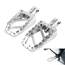 Chrome Rear Foot Pegs Foot Rests Footpeg For Harley Softail Low Rider Fat Bob