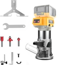 Cordless Compact Router For Dewalt 20V Battery (Tool Only), 6 Variab