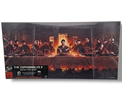  The Expendables 2 Limited Super Deluxe Edition Steelbook Leinwand Bluray FSK18 