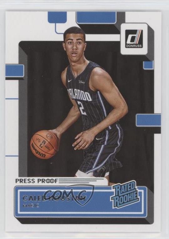 2022 Panini Donruss Rated Silver Press Proof Caleb Houstan #232 Rookie RC 00gy