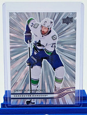 2025-26 Upper Deck Series 2 Derek Forbort Silver Outburst #427 Vancouver Canucks