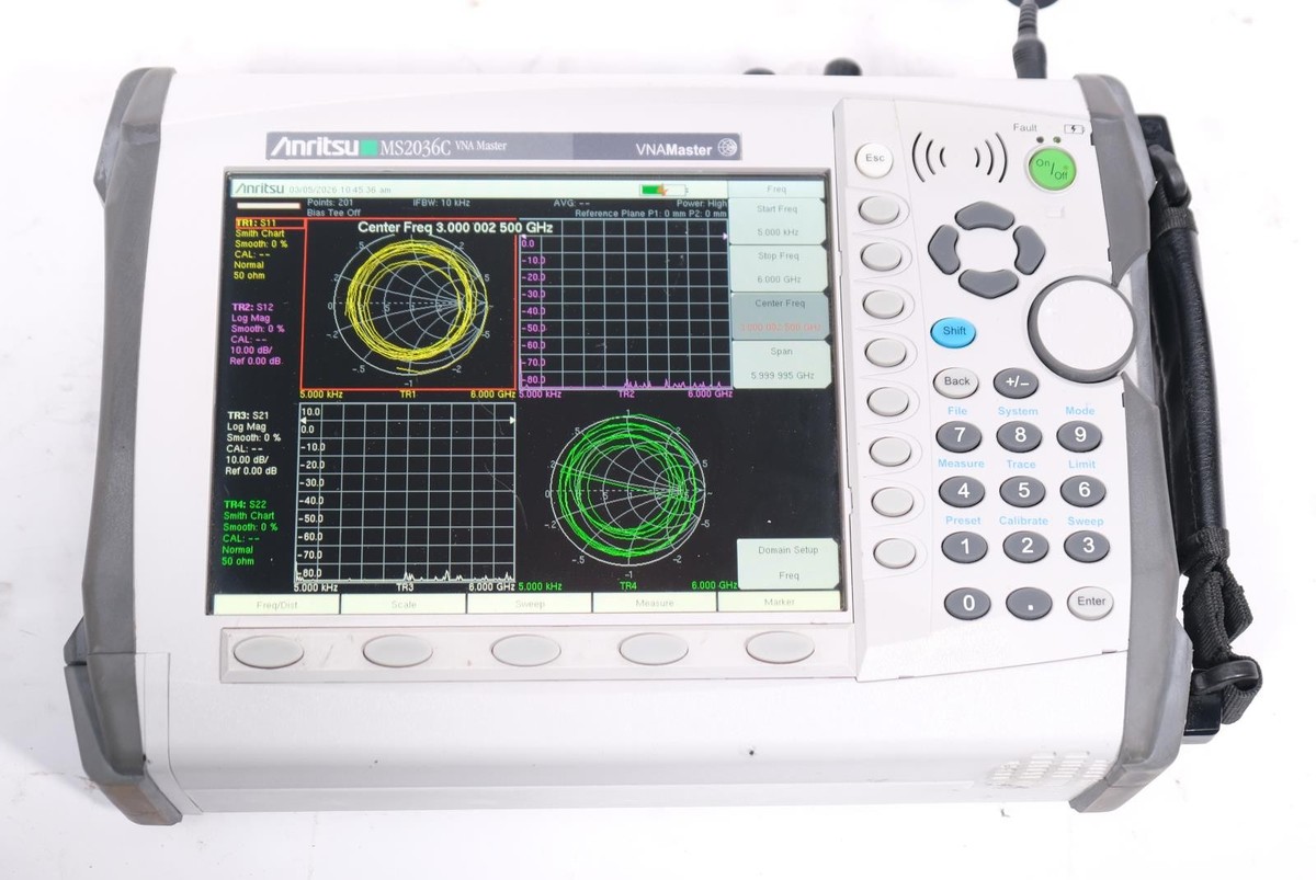 Anritsu MS2036C VNA Master 9MHz to 9GHz Vector Network Analyzer | eBay