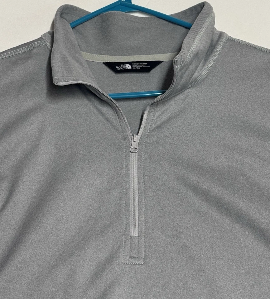 The North Face Mens Gray 1/4 Zip Fleece Pullover Sweater Size XL - Image 4 of 4