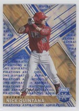 2019 Panini Elite Extra Edition Aspirations Blue 50/75 Nick Quintana #47 3wu