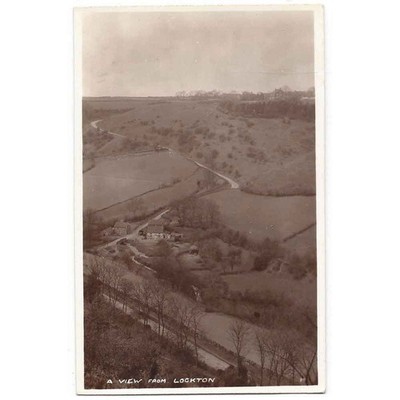 NORTH YORKSHIRE Ein Blick von Lockton, RP Postkarte von Bramley, unbenutzt