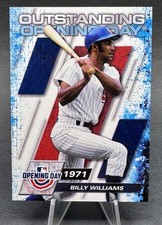 2021 Topps Opening Day Billy Williams #OOD-7 Outstanding Opening Day Cubs