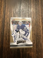 2025-26 MVP Hockey #11 Joseph Woll Toronto Maple Leaf's Gold Scrips  NrMt