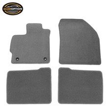 Fits 12-15 Toyota Prius Prius Plug-in Floor Mats Carpet Front Rear Nylon Gray Fits 12-15 Toyota Prius Prius Plug-in Floor Mats Carpet Front Rear Nylon Gray