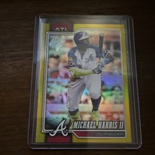 Topps 75th Michael Harris II 310 Gold Serial #224/399 Atlanta Braves