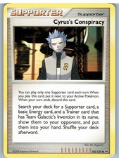Cyrus's Conspiracy Uncommon Platinum 105/127 MP on eBay