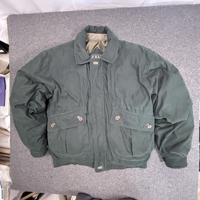 RBM Outdoor Down Jacket Mens XL Green Puffer Coat 80% Down