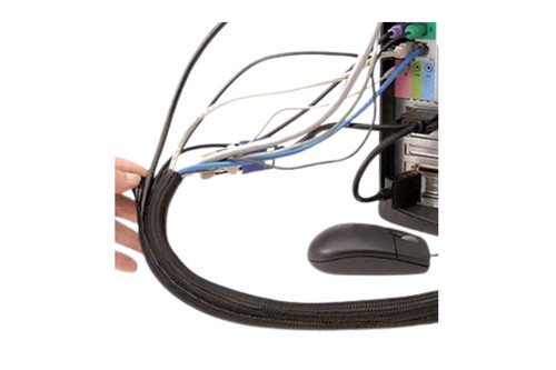 Self Closing Cable Sleeve Black 1.5" (25.4mm) x 50Ft(15.24m) - Afbeelding 3 van 3
