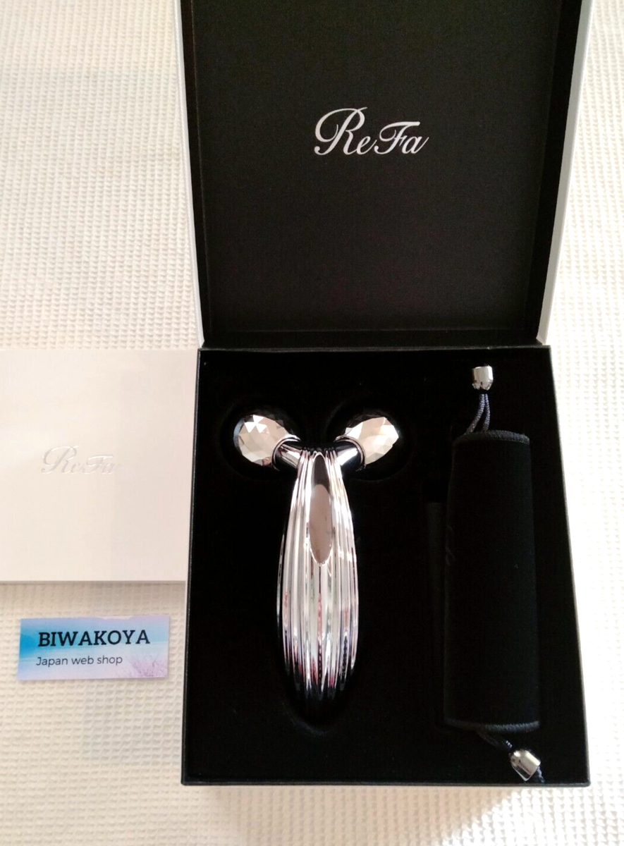 【未使用】ReFa CARAT RAY RF-PC2019B 正規品 ReFa CARAT RAY RF-PC2019B MTG Platinum Beauty Facial Roller Handy