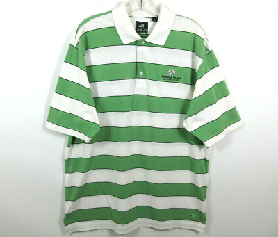 Plantation Preserve Golf Course And Club Golf Polo Shirt Mens M Striped FL