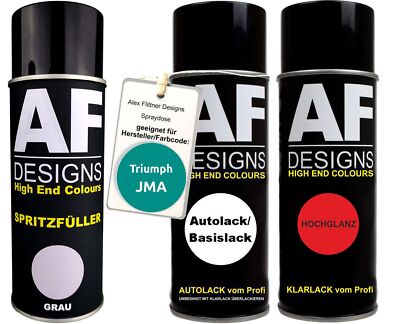 Spritzfüller Set für Triumph JMA Aqua Klarlack Spritzfüller Grundierung Spraydos