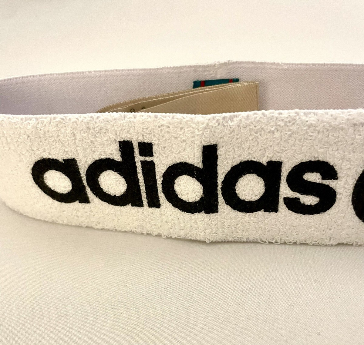 GUCCI X Adidas Sporty White / Black Printed Headband Size 